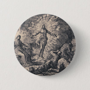 Resurrection of Jesus Christ by Jan Luyken 6 Cm Round Badge
