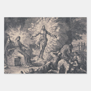 Resurrection of Jesus Christ by Jan Luyken Wrapping Paper Sheet