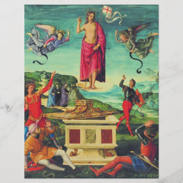 Resurrection of Jesus Christ by Raphael Flyer (Front)