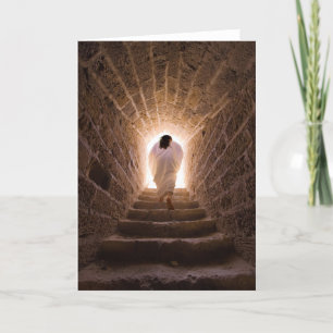 Resurrection of Jesus Christ greeting card