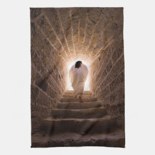 Resurrection of Jesus Christ Tea Towel