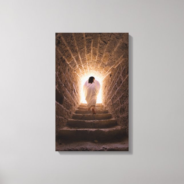 Resurrection of Jesus Christ wrapped canvas print (Front)