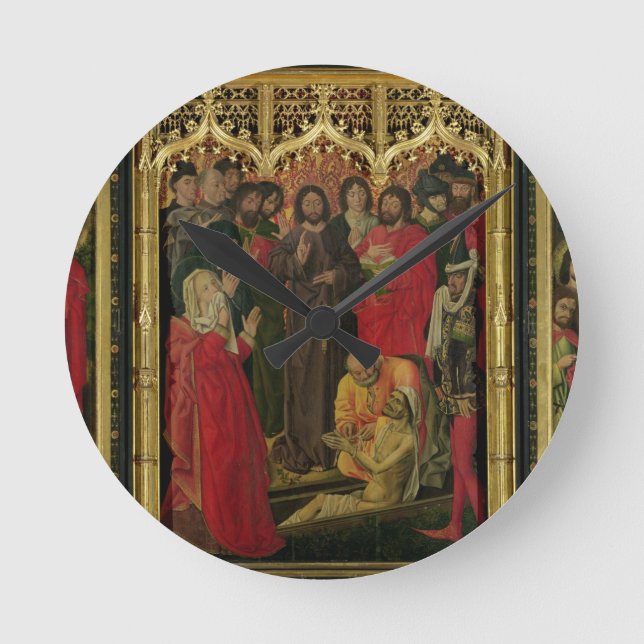 Resurrection of Lazarus Triptych; The Raising of L Round Clock (Front)
