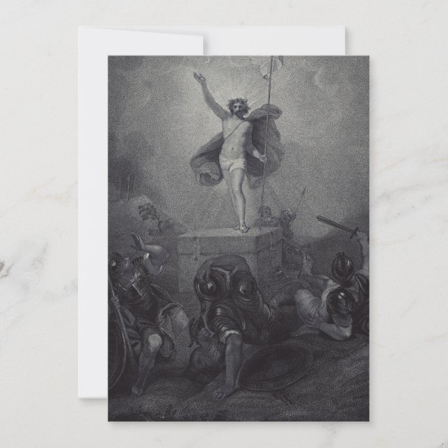 Resurrection of Our Lord Holy Card (Front)