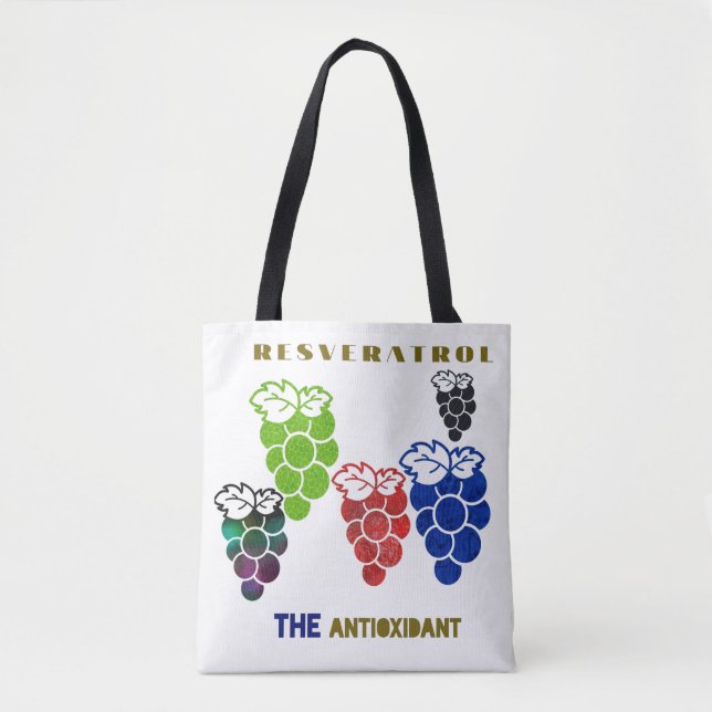 resveratrol tote bag (Front)