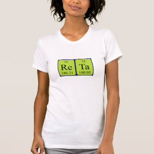 Reta periodic table name shirt