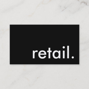 retail. business card
