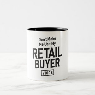 Retail Buyer Job Occupation Two-Tone Coffee Mug