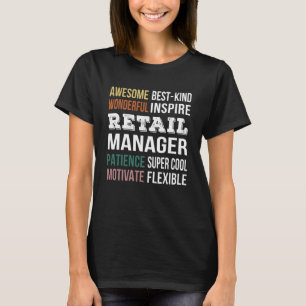 Retail Manager Appreciation T-Shirt