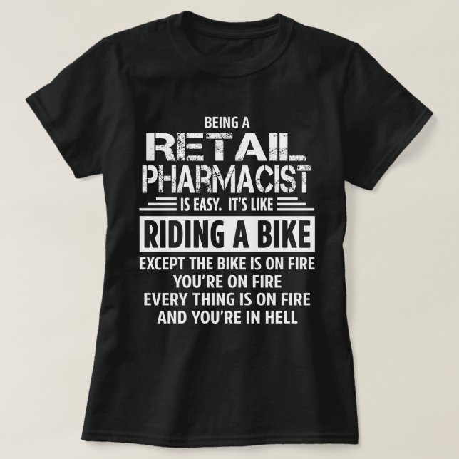 Retail Pharmacist T-Shirt (Design Front)