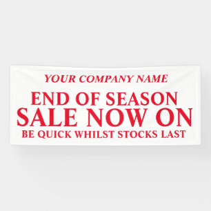 Retail sale store shop business signage banner