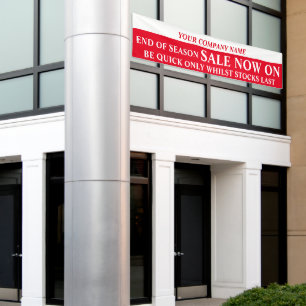 Retail sale store shop business signage banner