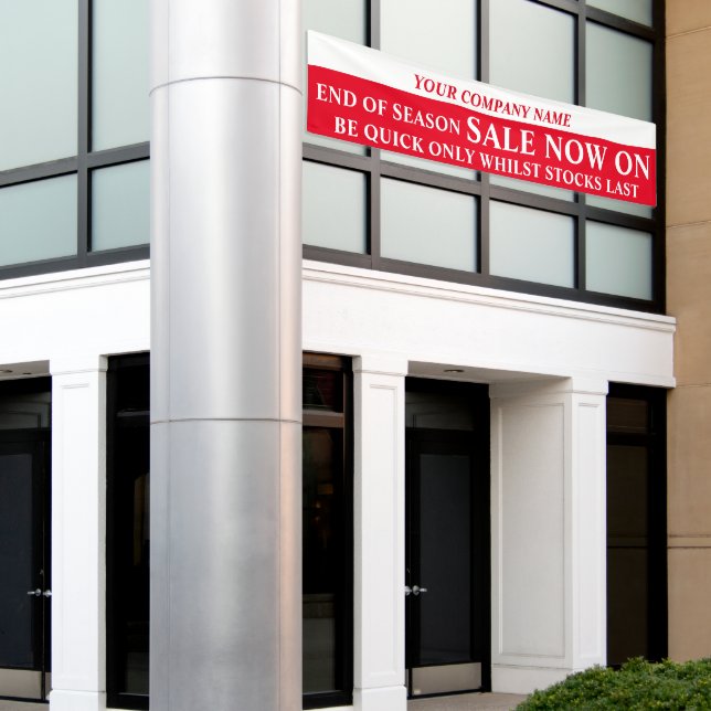 Retail sale store shop business signage banner (Outside Building)