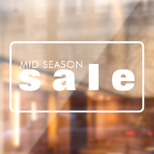 Retail SALE Window cling