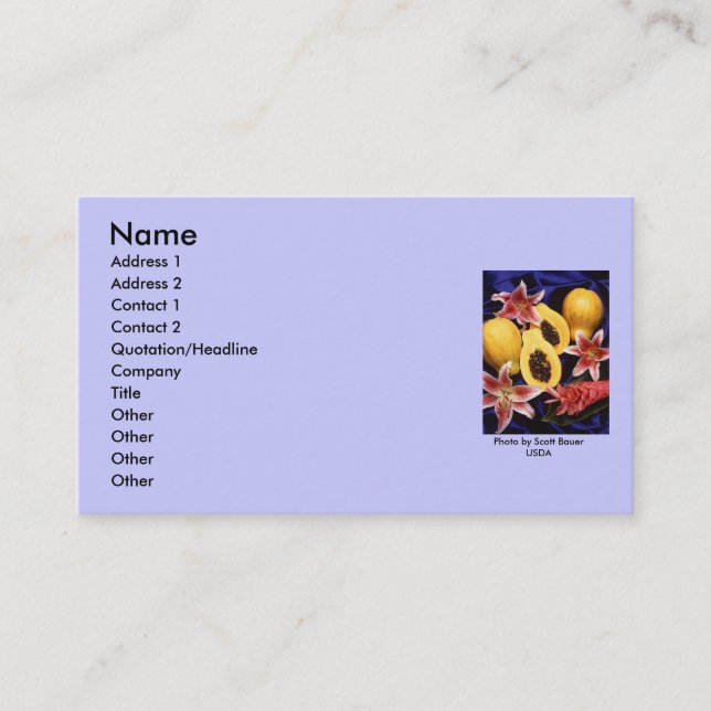 Retail Sales / Frequent shopper card (Front)