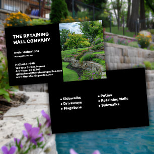 Retaining Wall Company Business Card