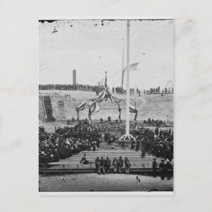Retaking Ft. Sumter Postcard