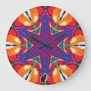 Reticule Kaleidoscope Large Clock
