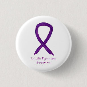 Retinitis Pigmentos Awareness Ribbon Custom Pin