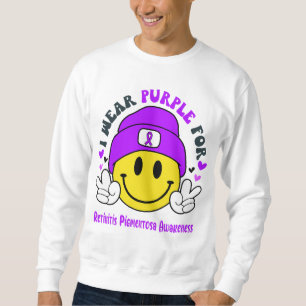 Retinitis Pigmentosa Awareness Ribbon Support Gift Sweatshirt