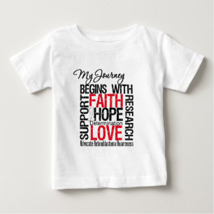 Retinoblastoma My Journey Begins With Faith Baby T-Shirt