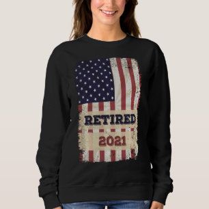 Retired 2021 Patriotic Usa Distressed Vintage Pens Sweatshirt