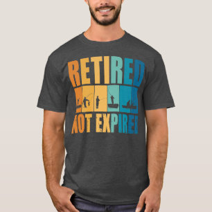 Retired 2022 Vintage Fishing Humour, Fisherman Ret T-Shirt