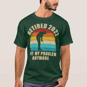Retired 2022 vintage golfer for golf retirement T-Shirt