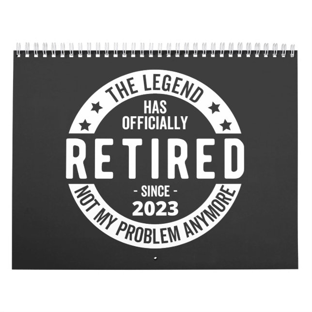 retired 2023 calendar (Cover)