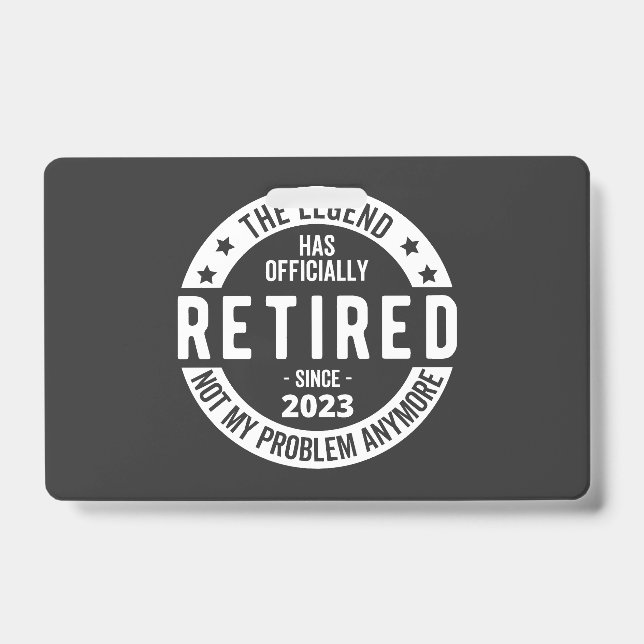 retired 2023 ID badge (Front)