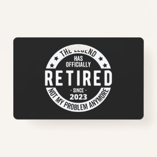 retired 2023 ID badge