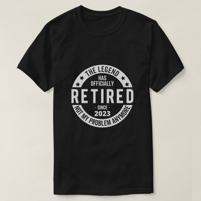 retired 2023 T-Shirt (Design Front)
