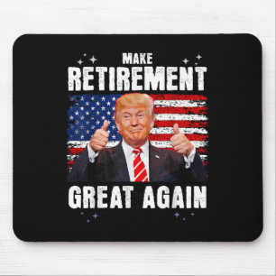 Retired 2025 Retirement 2025 Retiring 2025 Trump Mouse Mat