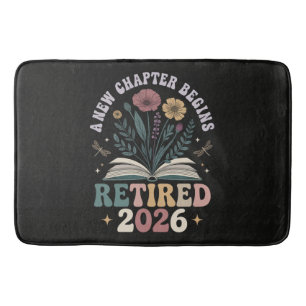 Retired 2026 A New Chapter Begins Bath Mat