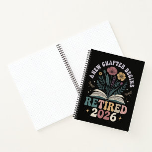 Retired 2026 A New Chapter Begins Notebook