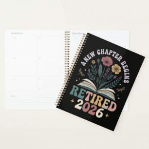 Retired 2026 A New Chapter Begins Planner