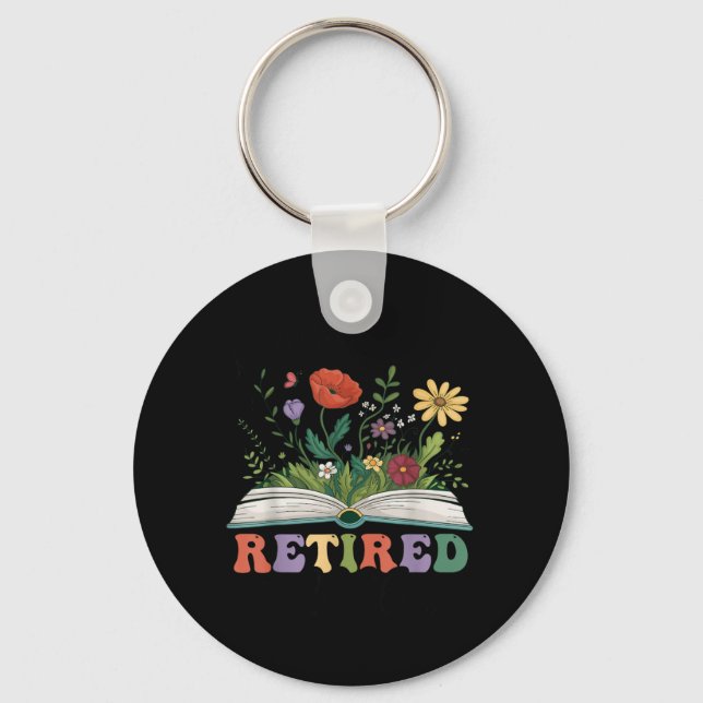 Retired 2026 A New Chapter Begins Retirement Key Ring (Front)