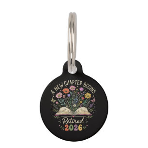 Retired 2026 A New Chapter Begins Retirement Pet Tag