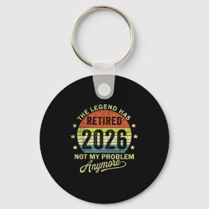 Retired 2026 Retirement 2026 Key Ring