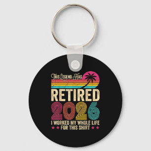 Retired 2026 worked whole life for this shirt funn key ring