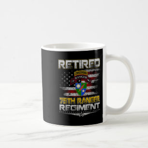 Retired 75th Ranger Regiment Veteran Patriotic Dad Coffee Mug
