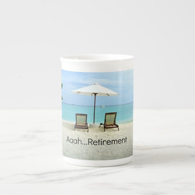 Retired - Aaah...Retirement Bone China Mug (Front)