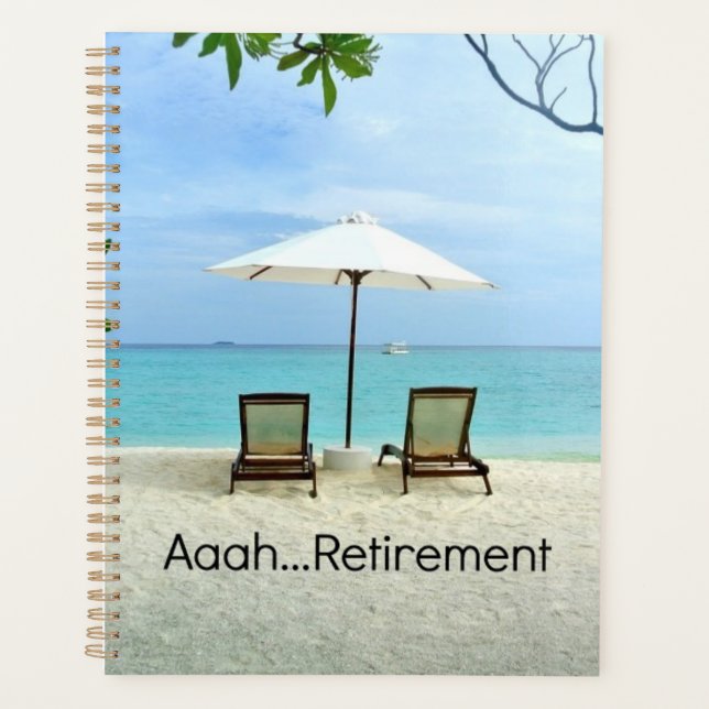 Retired - Aaah...Retirement Planner (Front)