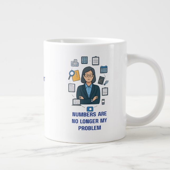 Retired Accountant Mug – Funny Retirement Gift (Right)
