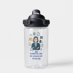Retired Accountant Water Bottle Funny Gift