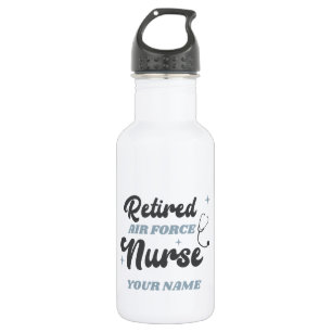 Retired Air Force Nurse Retirement 532 Ml Water Bottle