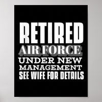 Retired Air Force Under New Management Retirement 