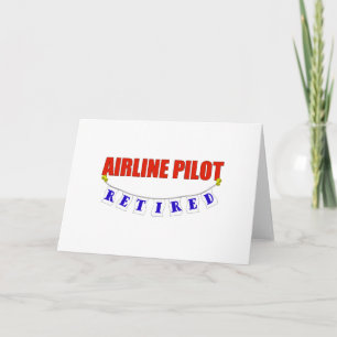 RETIRED AIRLINE PILOT CARD