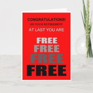 Retired and free card