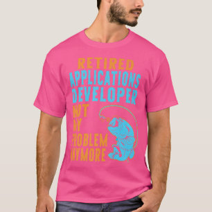 Retired Applications Developer Fishing Lover Retir T-Shirt